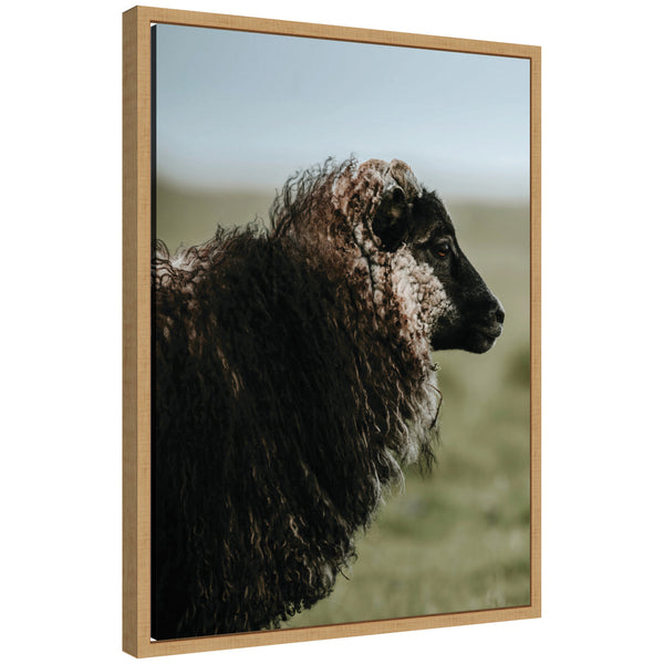 kate & laurel Sylvie Sheeply in Love 1 Framed Canvas by Michael Schauer