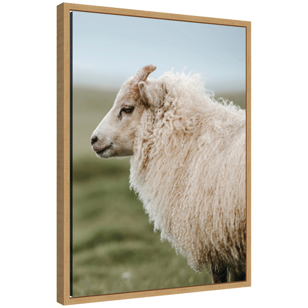 kate & laurel Sylvie Sheeply in Love 2 Framed Canvas by Michael Schauer