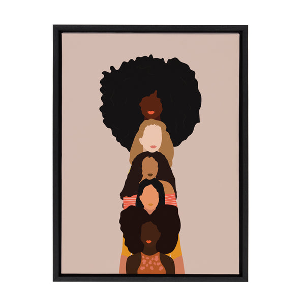 Kate & Laurel Sylvie Sisters Framed Canvas By Oris Eddu