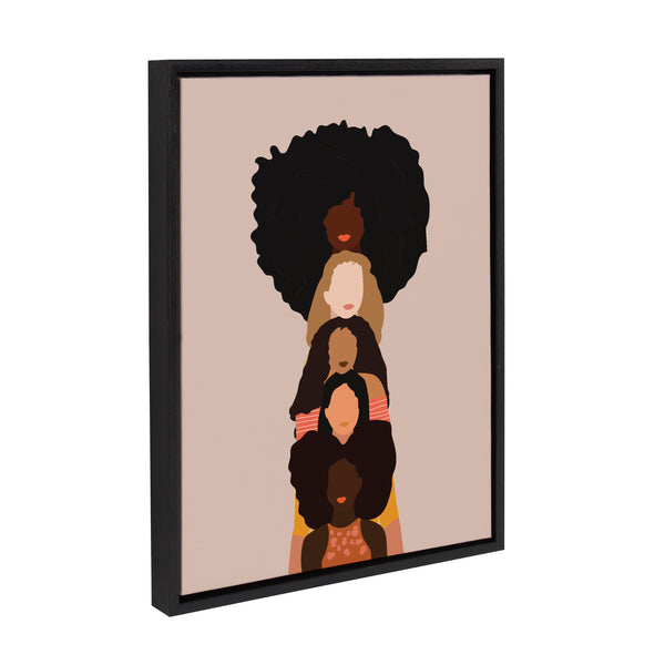 Kate & Laurel Sylvie Sisters Framed Canvas By Oris Eddu