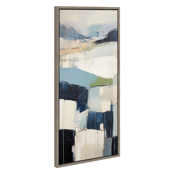 Kate & Laurel Sylvie Skyline I Framed Canvas By Amy Lighthall