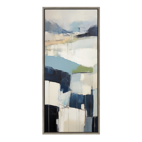 Kate & Laurel Sylvie Skyline I Framed Canvas By Amy Lighthall