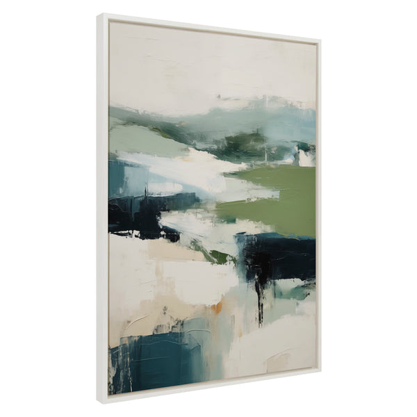 kate & laurel Sylvie Skyline II Framed Canvas by Amy Lighthall