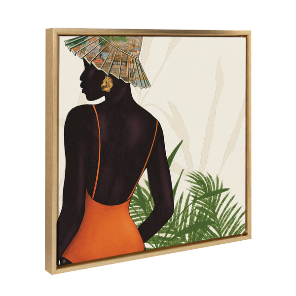 Kate & Laurel Sylvie So So Tropical Framed Canvas By Mary Joak