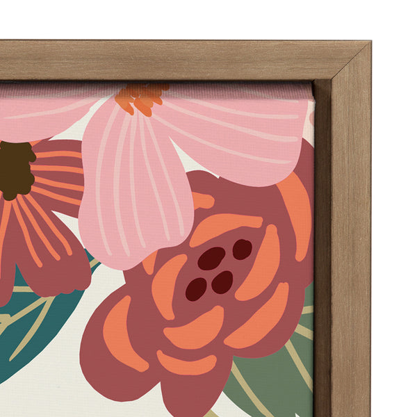 Kate & Laurel Sylvie Softly Framed Canvas By Mia Charro