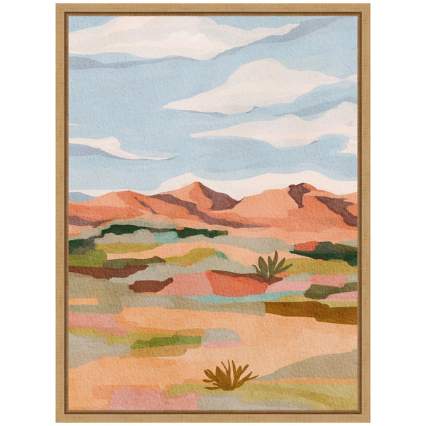 Kate & Laurel Sylvie Southwestern Dreams L Framed Canvas By Nikita Jariwala