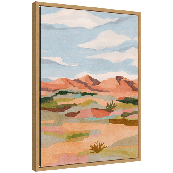 kate & laurel Sylvie Southwestern Dreams l Framed Canvas by Nikita Jariwala