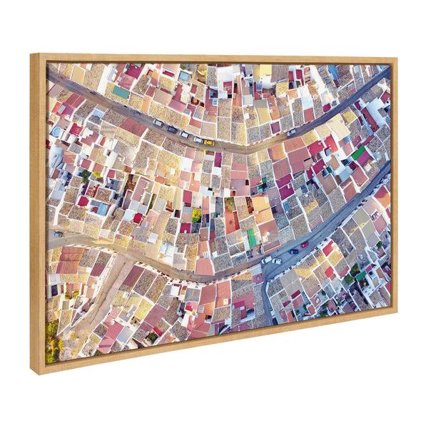 Kate & Laurel Sylvie Spain 4 Framed Canvas By Rachel Bolgov