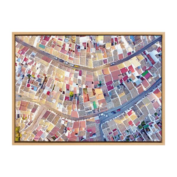 kate & laurel Sylvie Spain 4 Framed Canvas by Rachel Bolgov