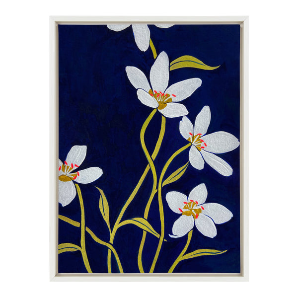 Kate & Laurel Sylvie Spring Beauties Framed Canvas By Emma Daisy
