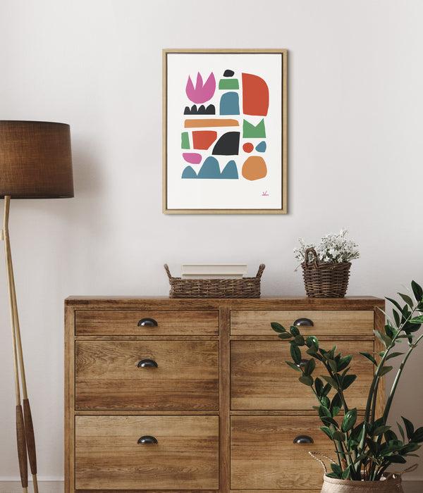 Kate & Laurel Sylvie Spring Framed Canvas By Kelly Knaga