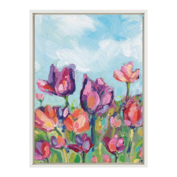 Kate & Laurel Sylvie Spring Framed Canvas By Rachel Christopoulos