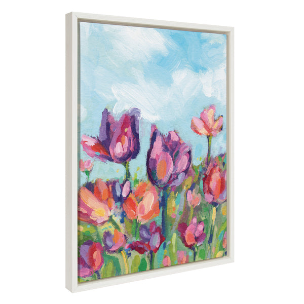 Kate & Laurel Sylvie Spring Framed Canvas By Rachel Christopoulos