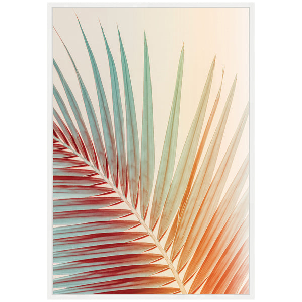 Kate & Laurel Sylvie Spring Palm Framed Canvas By Alicia Bock
