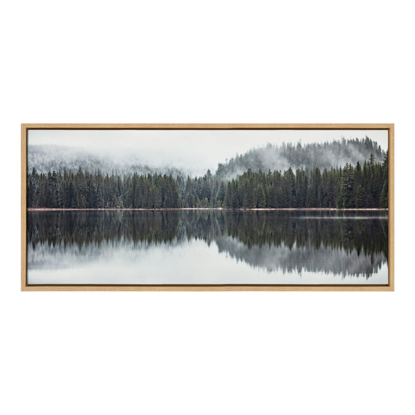 kate & laurel Sylvie Still Reflection Framed Canvas by Emiko and Mark Franzen of F2Images