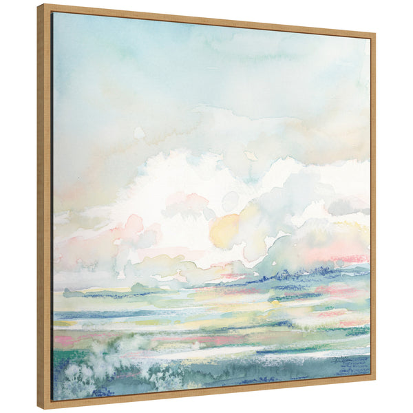 Kate & Laurel Sylvie Stillness Framed Canvas By Julie Maida