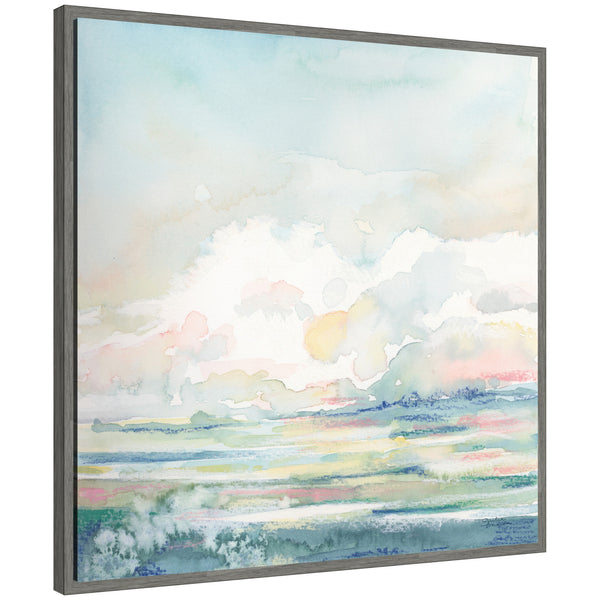 kate & laurel Sylvie Stillness Framed Canvas by Julie Maida