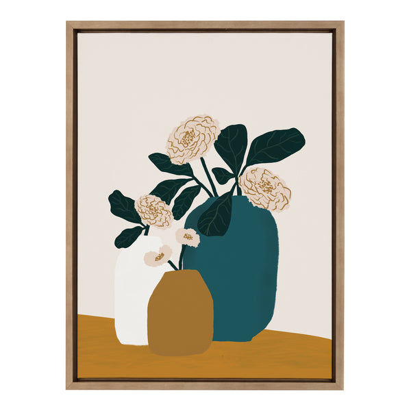 Kate & Laurel Sylvie Stillness Framed Canvas By Oris Eddu