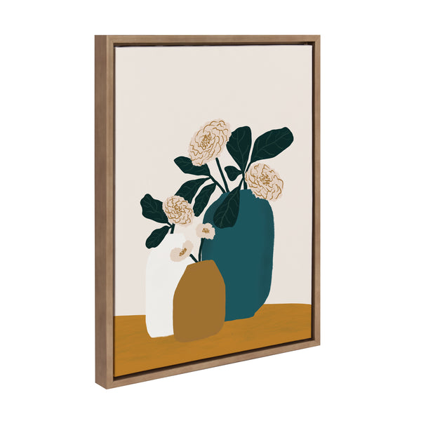 Kate & Laurel Sylvie Stillness Framed Canvas By Oris Eddu