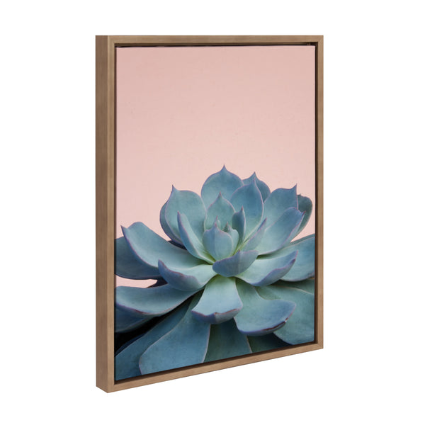 Kate & Laurel Sylvie Succulent 10 Framed Canvas By F2 Images