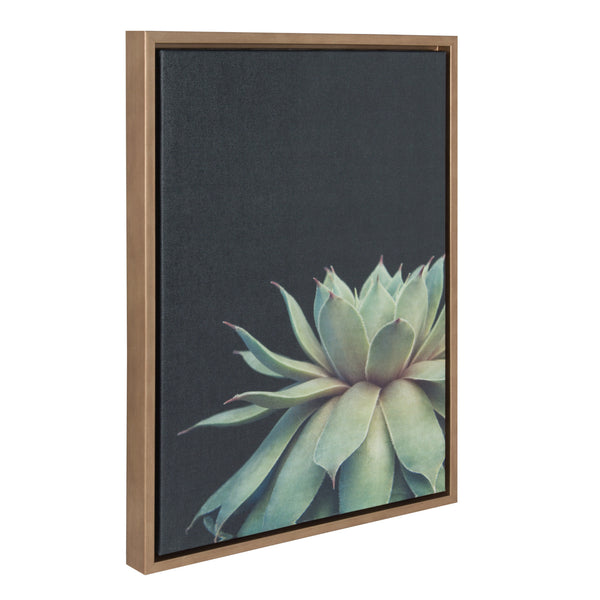 Kate & Laurel Sylvie Succulent Framed Canvas By F2 Images