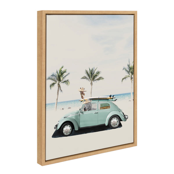 kate & laurel Sylvie Summer Adventures Framed Canvas by July Art Prints