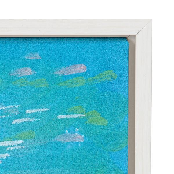 Kate & Laurel Sylvie Summer Sip Framed Canvas By Rachel Christopoulos