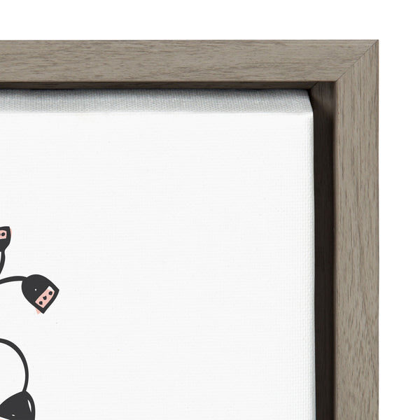Kate & Laurel Sylvie Summer Vase Framed Canvas By Heather Dutton