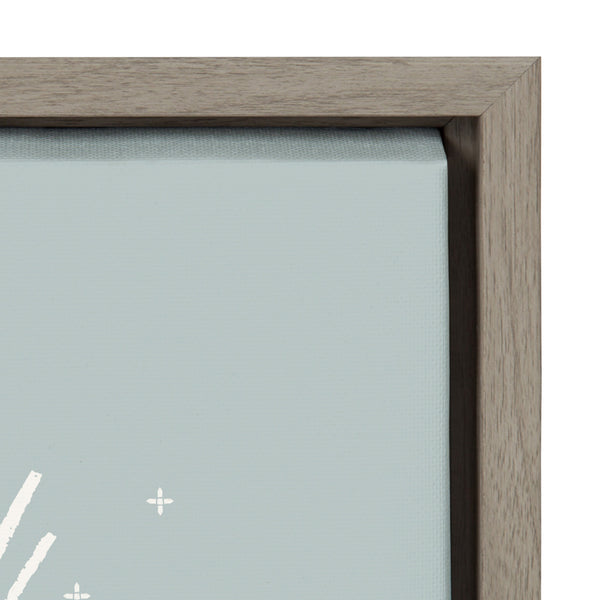 Kate & Laurel Sylvie Sun Beach Tropical Surf Framed Canvas By The Creative Bunch Studio