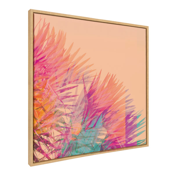 Kate & Laurel Sylvie Sun Burn 2 Framed Canvas By Alicia Bock