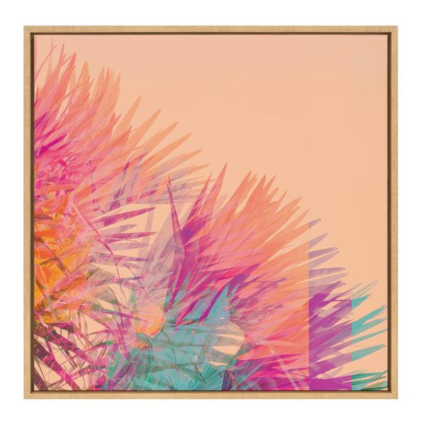 Kate & Laurel Sylvie Sun Burn 2 Framed Canvas By Alicia Bock
