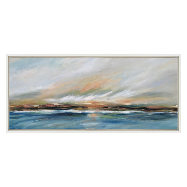 Kate & Laurel Sylvie Sunday Morning Framed Canvas By Mary Sparrow