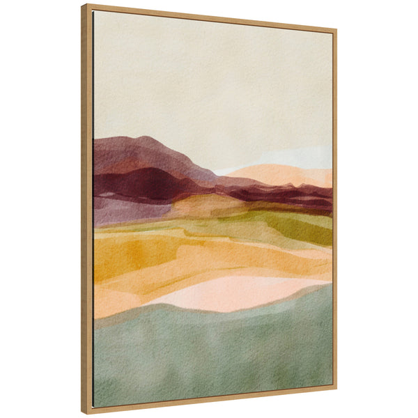 Kate & Laurel Sylvie Sunset Beauty Framed Canvas By Nikita Jariwala