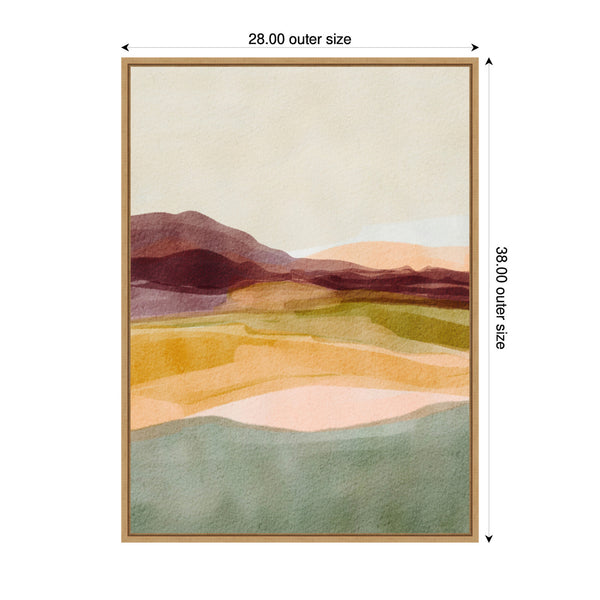 Kate & Laurel Sylvie Sunset Beauty Framed Canvas By Nikita Jariwala