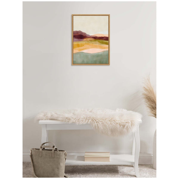 Kate & Laurel Sylvie Sunset Beauty Framed Canvas By Nikita Jariwala