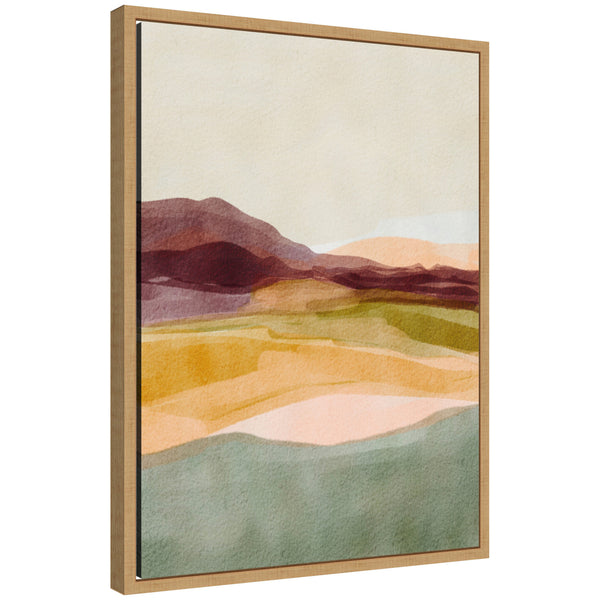 kate & laurel Sylvie Sunset Beauty Framed Canvas by Nikita Jariwala