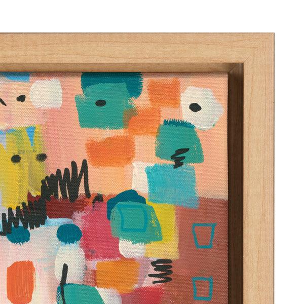 Kate & Laurel Sylvie Sunset Fiesta Framed Canvas By Leah Nadeau