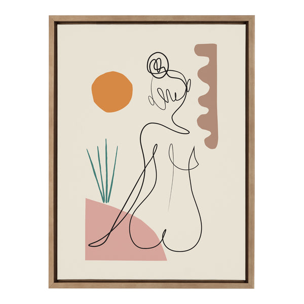 Kate & Laurel Sylvie Sunset Framed Canvas By Rachel Lee Of My Dream Wall