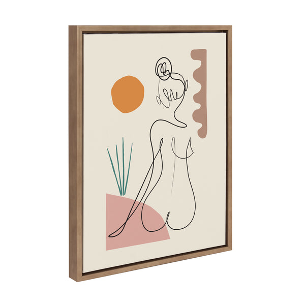 Kate & Laurel Sylvie Sunset Framed Canvas By Rachel Lee Of My Dream Wall