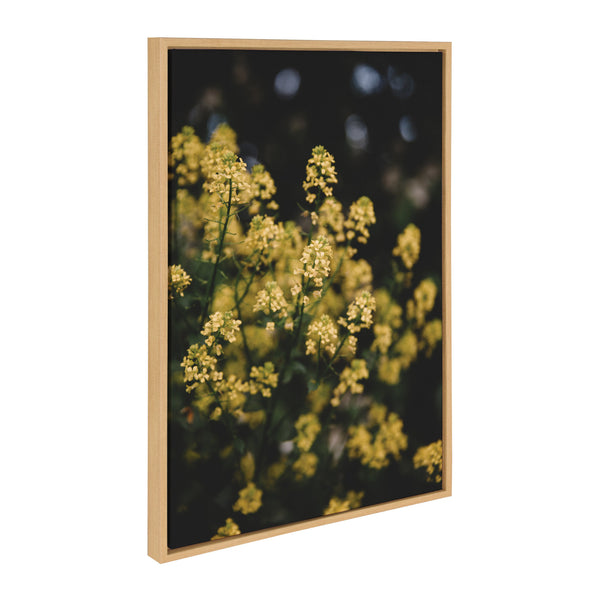 Kate & Laurel Sylvie Sunshine Flowers Framed Canvas By Patricia Hasz Of Patricia Rae Photography