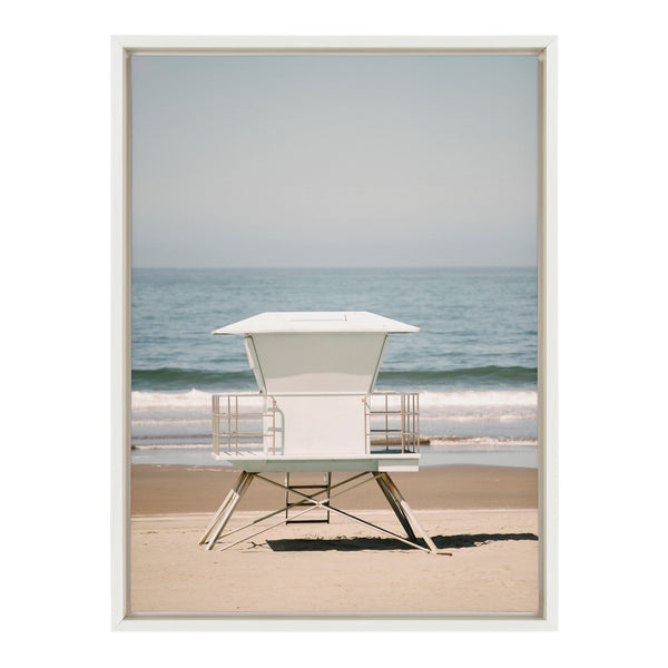Kate & Laurel Sylvie Surf Shack Framed Canvas By Crystal Lynn Collins