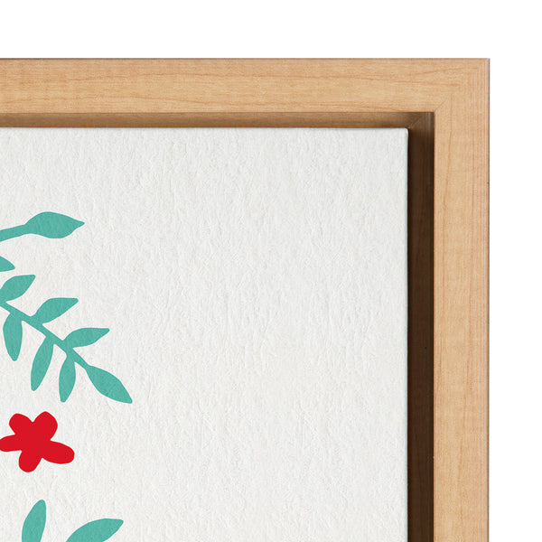 Kate & Laurel Sylvie Swedish Dala Horses Framed Canvas By Cat Coquillette