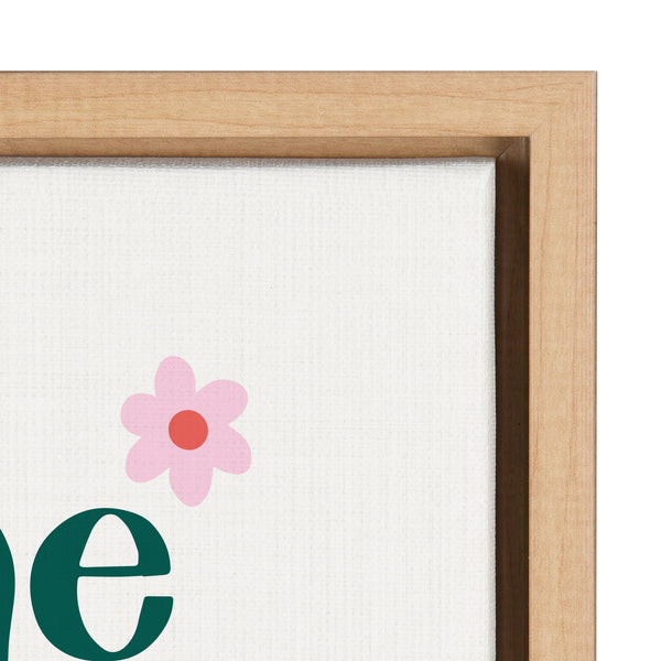 Kate & Laurel Sylvie Take It One Day At A Time Framed Canvas By Maria Filar