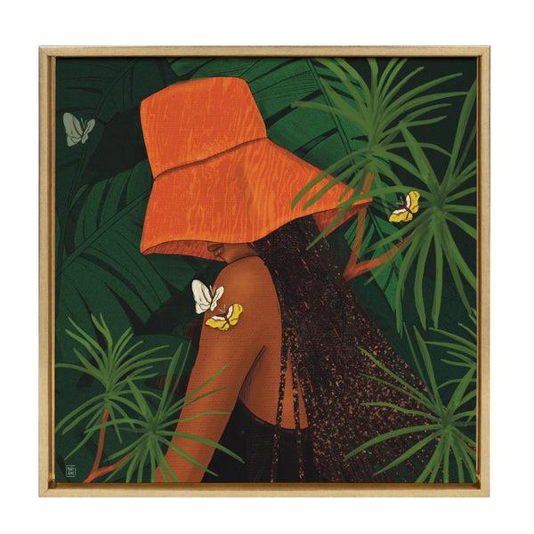 kate & laurel Sylvie Tell Me About Hope Framed Canvas by Mary Joak