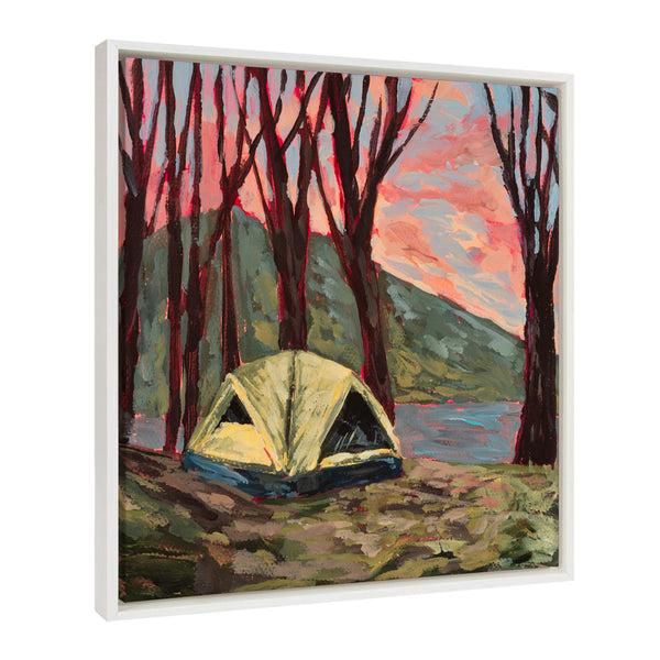 Kate & Laurel Sylvie Tent 2 Framed Canvas By Emily Kenney
