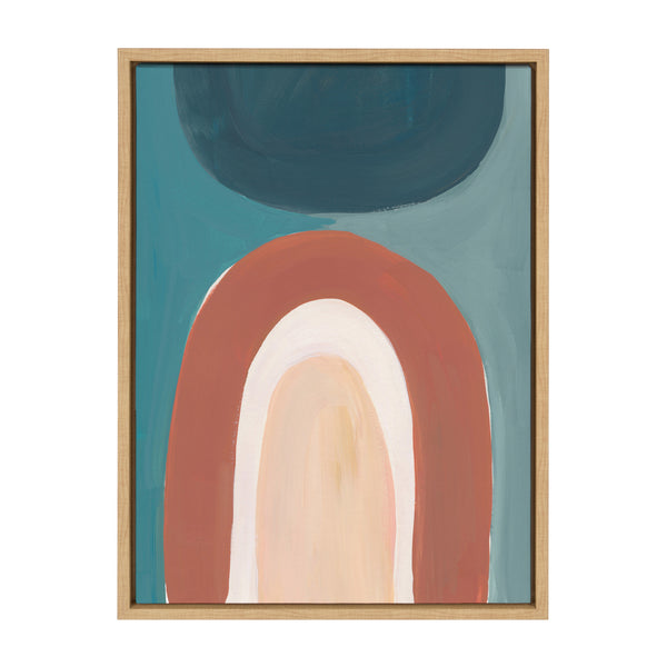 Kate & Laurel Sylvie Teotitlan Valley Study 1 Framed Canvas By Kate Aurelia Holloway