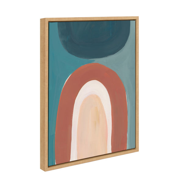 Kate & Laurel Sylvie Teotitlan Valley Study 1 Framed Canvas By Kate Aurelia Holloway