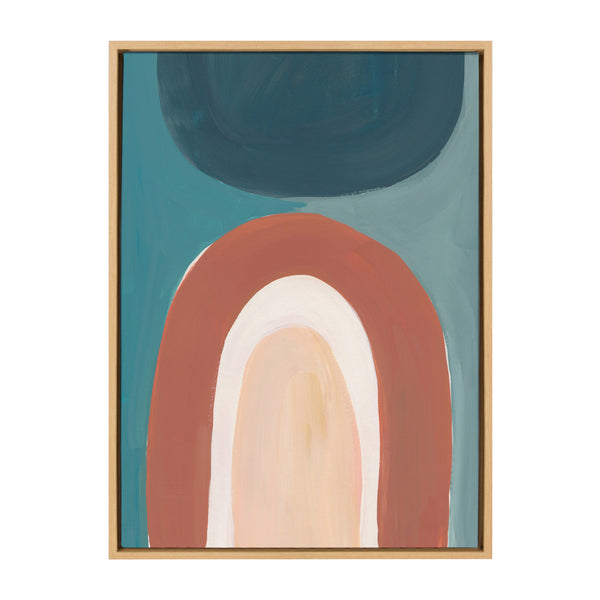 kate & laurel Sylvie Teotitlan Valley Study 1 Framed Canvas by Kate Aurelia Holloway