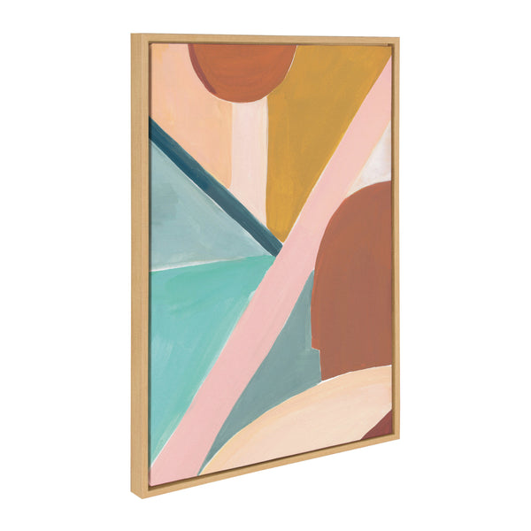 Kate & Laurel Sylvie Teotitlan Valley Study 2 Framed Canvas By Kate Aurelia Holloway