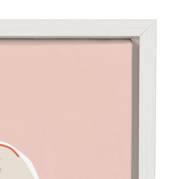 Kate & Laurel Sylvie Thanks For The Flowers Framed Canvas By Alja Horvat